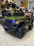 Kids' Green Jeep Wrangler Ride-On SUV (1-7 Years) with Remote Control - 1