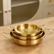 Golden Stainless Steel Seafood Bowl (18-22cm) - 2
