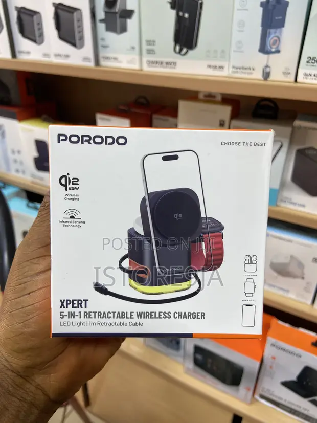 Porodo Xpert 5-in-1 Wireless Charger - 1