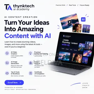 Learn AI Content Creation - Thynktech AI Academy