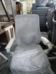 Executive Ergonomic Grey Mesh Office Chair with Lumbar Support - 1