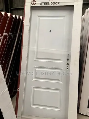 3ft 3-Panel Security Steel Door - Brand New