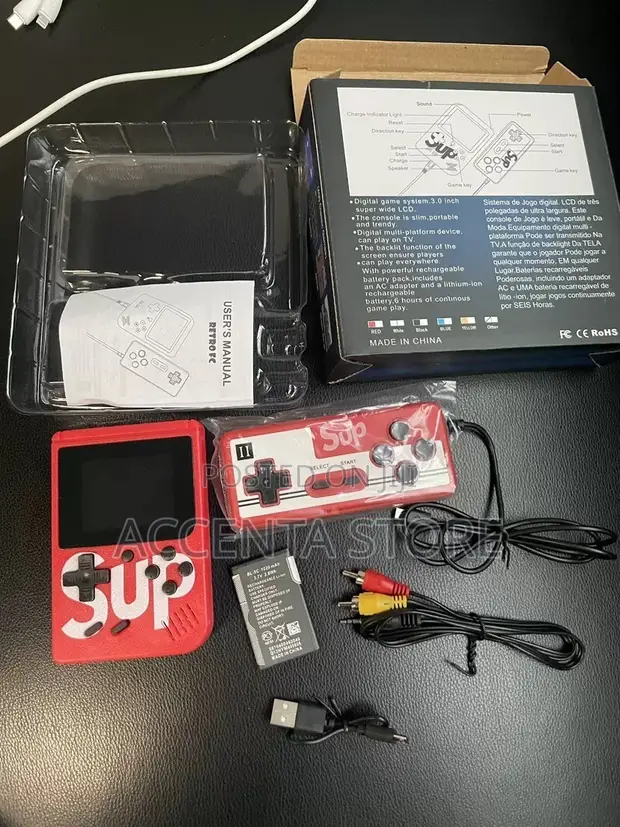 Retro Game Console with Gamepad - 1