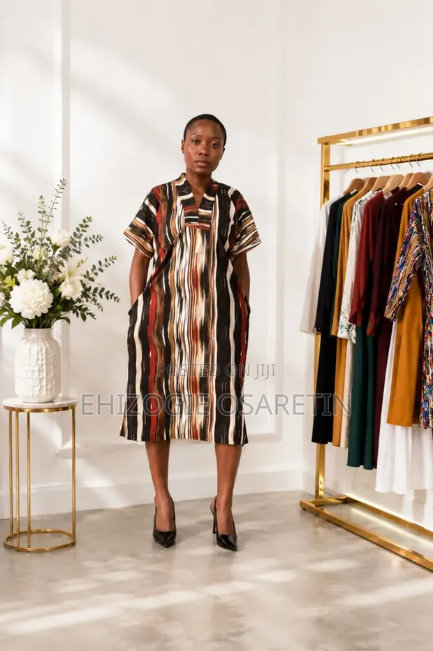 Women's Cotton Gown - Naija Made - 1