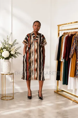Women's Cotton Gown - Naija Made