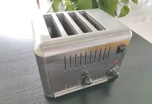Commercial 4-Slice Stainless Steel Electric Bread Toaster
