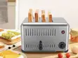 Commercial 4-Slice Stainless Steel Electric Bread Toaster - 2