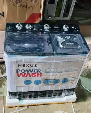 Nexus 13kg Twin Tub Semi-Automatic Washing Machine with Air Dry