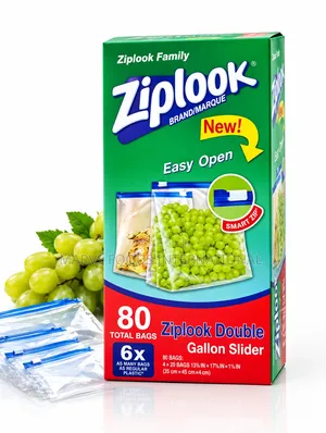 Bagar Ziplock Mai Haske & Kofuna Masu Zubarwa