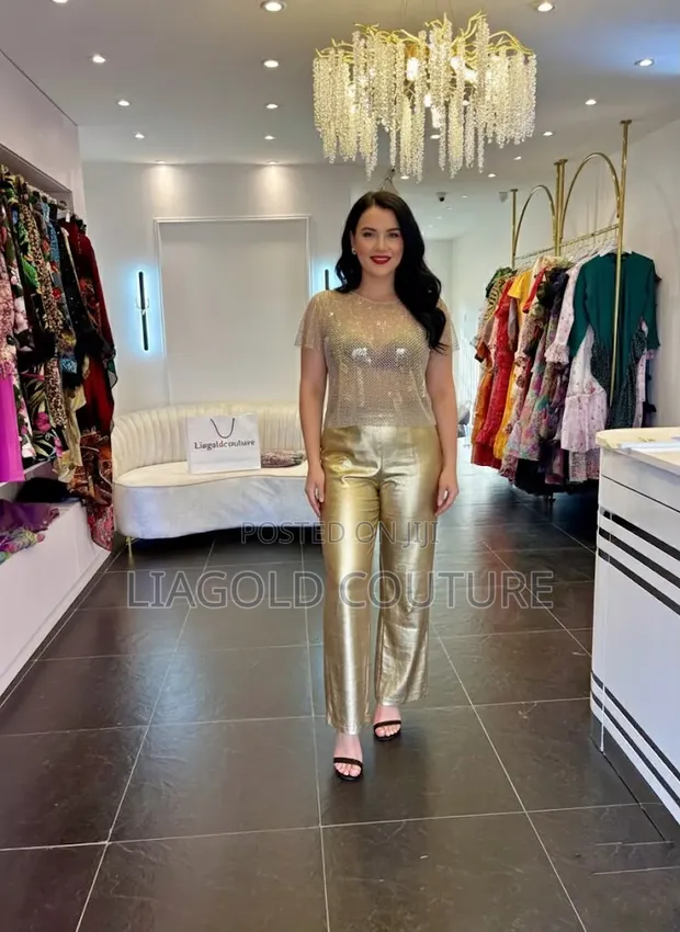 Liagold Couture Gold Metallic Pop Outfit Set - 1