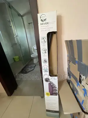 NeverRust Curved Shower Rod - Zenna Home