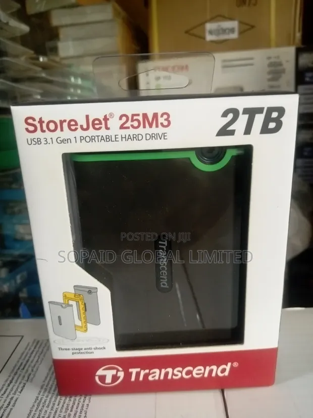 Transcend 2TB External Hard Drive - 1