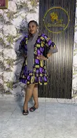 Women's Bebe Dress - Multi-Color Formal Style - 1