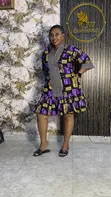 Women's Bebe Dress - Multi-Color Formal Style - 2