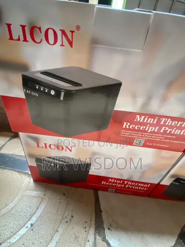 Licon Mini Thermal Receipt Printer - 1