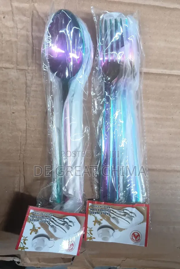 Quality High Grade Rainbow Spoon Set (12pcs) - 1