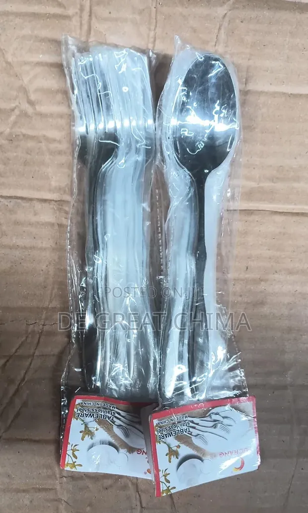 Quality Stainless Steel Spoon Set (12 Pcs) - 1