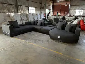 Executive L-Shape Sofa Mai Zama 7 Mazauna (Wanda Aka Shigo Da Shi)