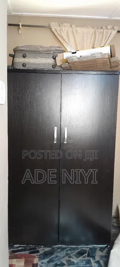 Neat 3-Month Used 2-Door HDF Wardrobe - 1