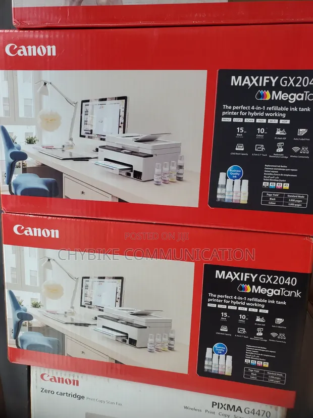 Canon MAXIFY GX2040 Wireless 3-in-1 Refillable MegaTank Inkjet Printer - 1