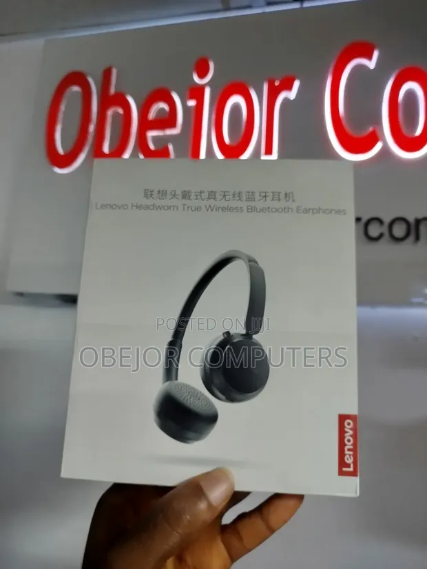 Lenovo Headworn True Wireless Bluetooth Headset - 1