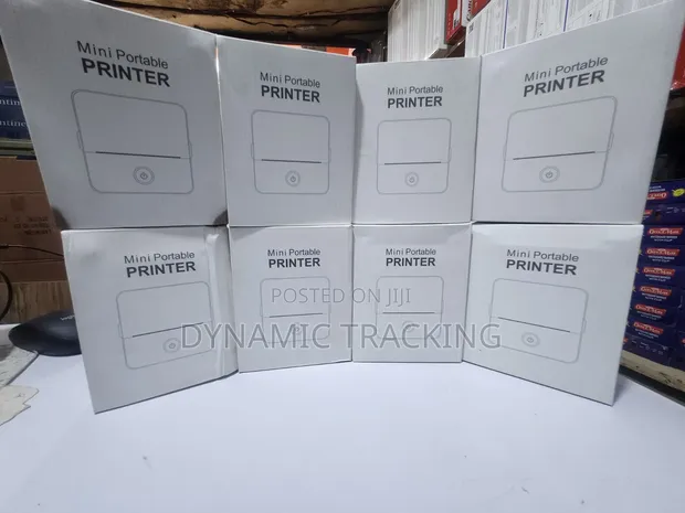Portable Mini Label Printer with Bluetooth - 1