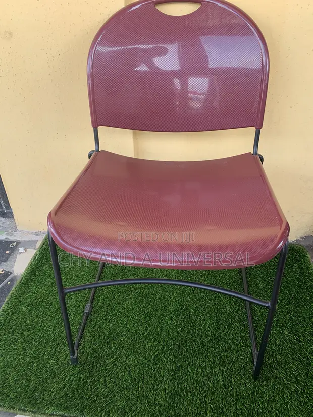 High Quality Plastic Chairs with Iron Footings - 1