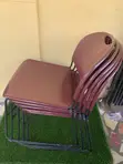 High Quality Plastic Chairs with Iron Footings - 3