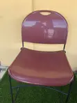 High Quality Plastic Chairs with Iron Footings - 4