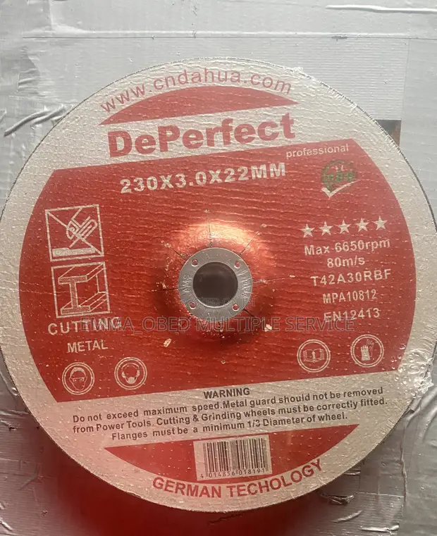 DePerfect Cutting Disc 9” (230x3.0x22mm) - 1