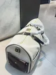 Premium Leather Style Travel Bag / Weekender Duffel - 4