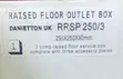 Original Raised Floor Outlet Box - 2