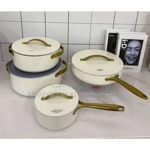 8pcs Uakeen Germany Ceramic Cookware Set