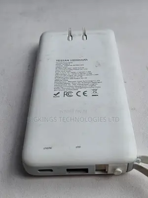 TESSAN 10000mAh Portable Power Bank with AC Plug
