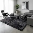 Shaggy Center Rug na zamani na Indiya - 2