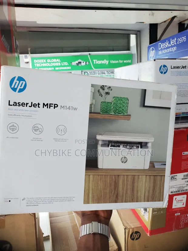 HP LaserJet MFP M141w Wireless Printer - Print/Scan/Copy - 1