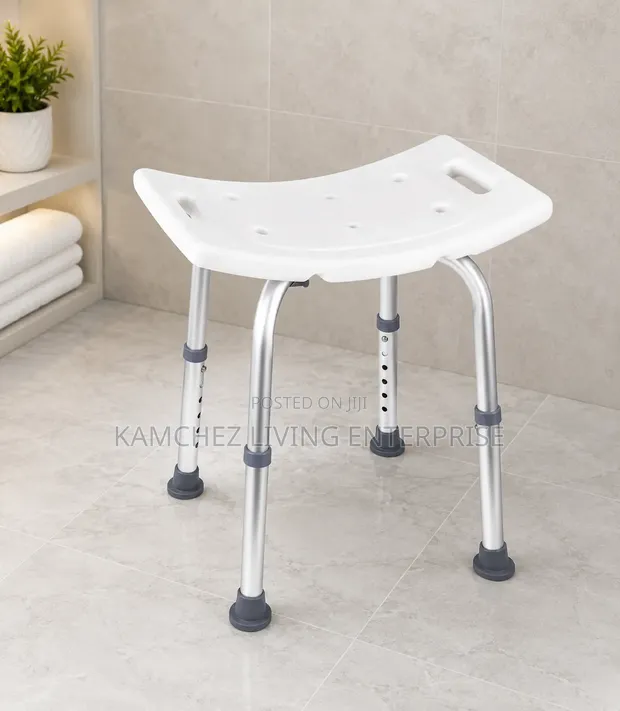 Adjustable Non-Slip Shower Stool/Seat for Elderly & Handicap - 1