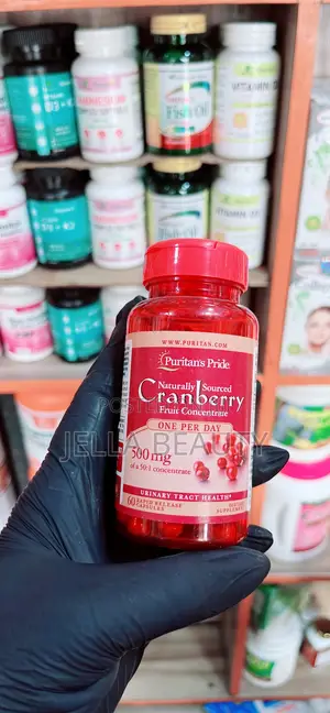 Puritan's Pride Cranberry Capsules - Lafiyar Fitsari