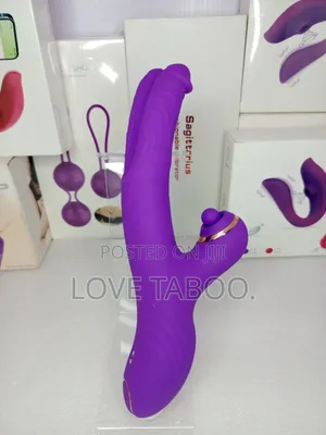 Purple Double Head Rabbit Vibrator