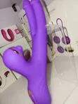 Purple Double Head Rabbit Vibrator - 2
