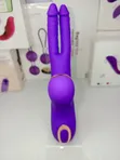 Purple Double Head Rabbit Vibrator - 3
