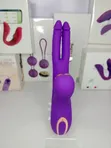 Purple Double Head Rabbit Vibrator - 4