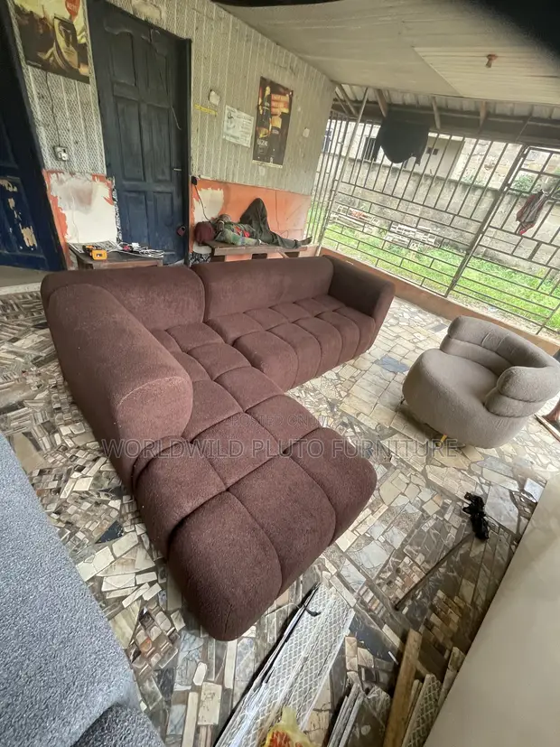 Brand New L-Shaped Sofa - 7 Seater - 1