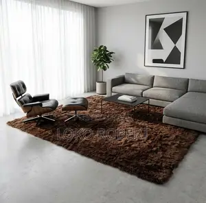 VIP Super Shaggy Center Rug - Brown Mai Sauyi
