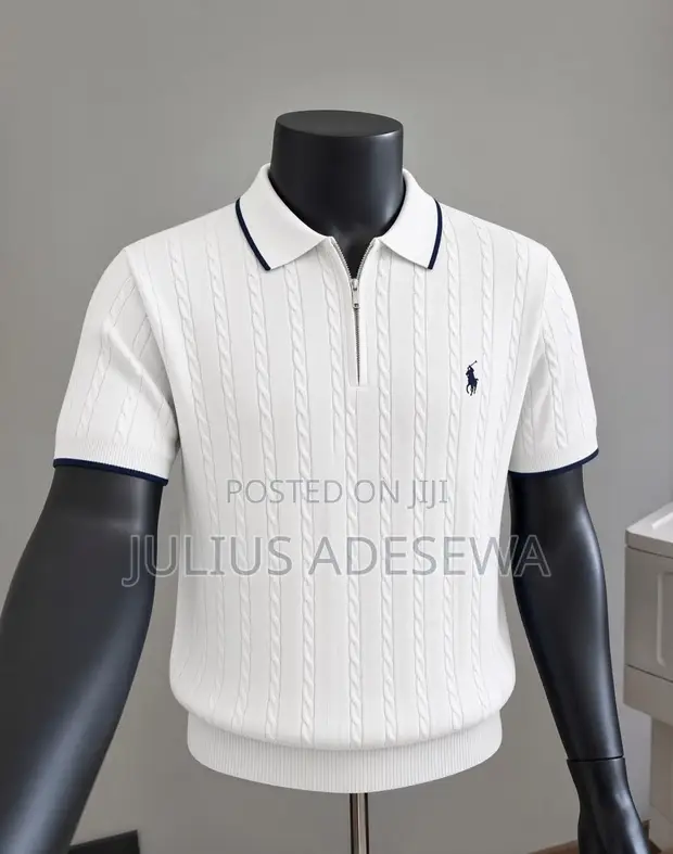 Ralph Lauren Zipper Knit Polo Shirt - 1