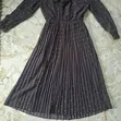 Black Polka Dot Dress - Kasa Da Gwiwa - 1