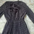 Black Polka Dot Dress - Kasa Da Gwiwa - 2