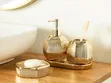 Madame Coco 3-Piece Ceramic Bathroom Accessories Set - 4