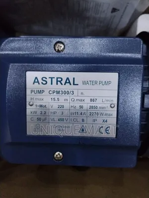 Astral CPM300/3 3HP Surface Water Pump (Single-Phase)
