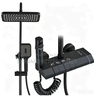 Master Brand Shower Mixer - Piano Black
